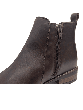 Botim Raso Zip conforto