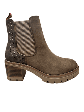 Botim Style salto baixo zip conforto