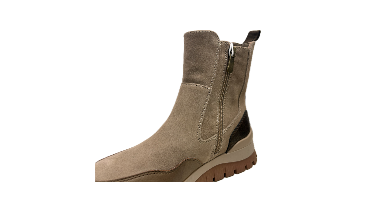 Bota Desportiva Elásticos e Zip conforto