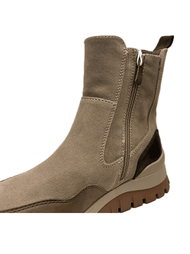 Bota Desportiva Elásticos e Zip conforto