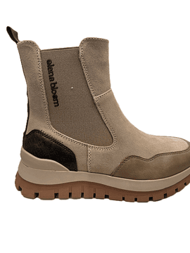 Bota Desportiva Elásticos e Zip conforto