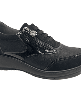 Desportivo atacadores e zip conforto