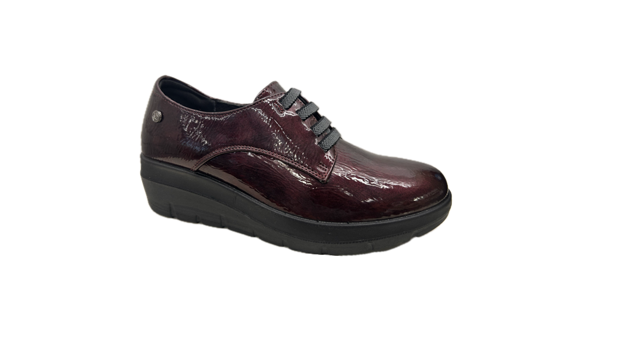 Sapato atacadores elásticos conforto