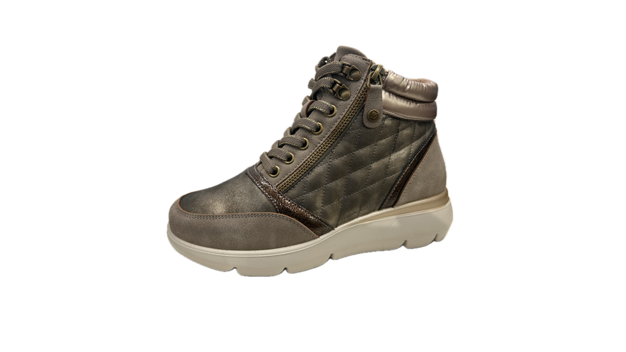 Bota atacadores e zip conforto