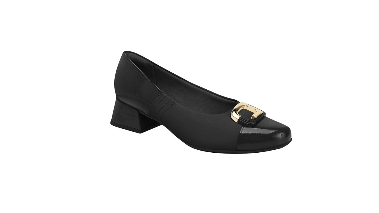 Sapato  salto baixo conforto