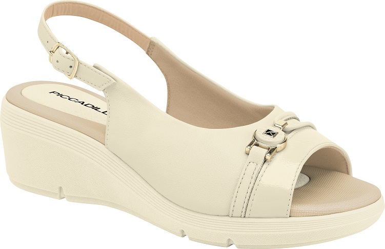 Sandália cunha conforto