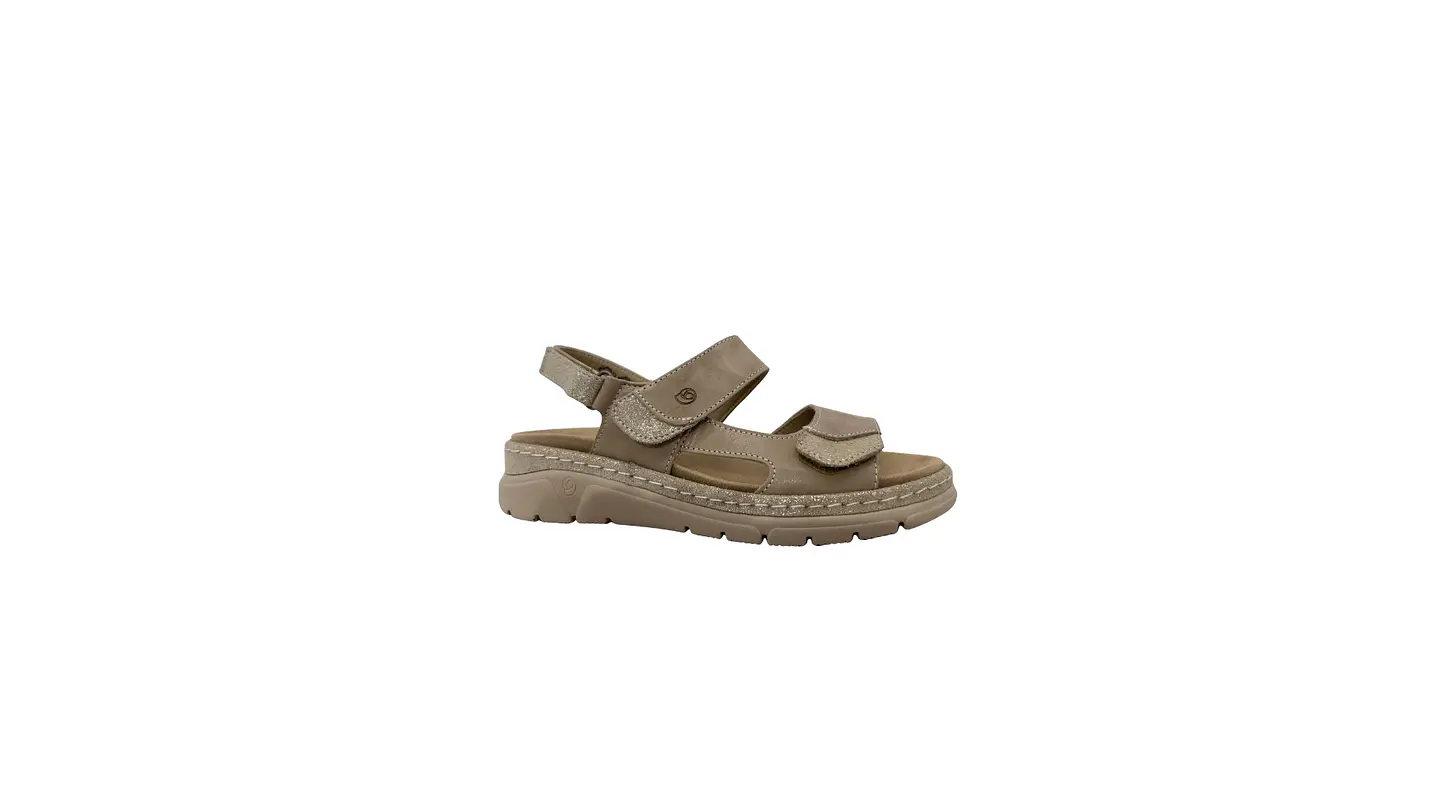 Sandália SUAVE rasa velcro  1