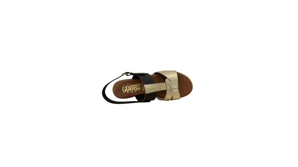 Sandália GOBBS cunha velcro 3