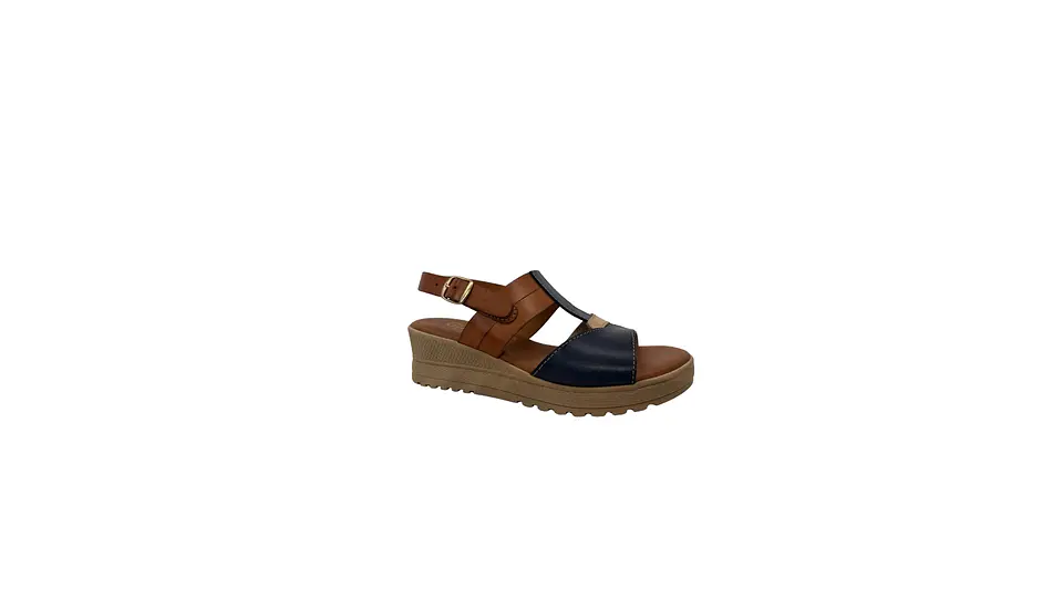 Sandália GOBBS cunha velcro 2