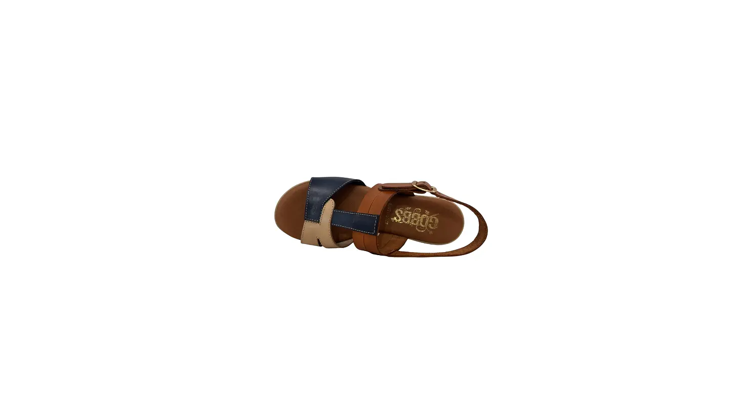 Sandália GOBBS cunha velcro 4