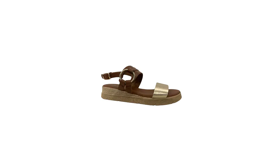 Sandália GOBBS cunha velcro 1