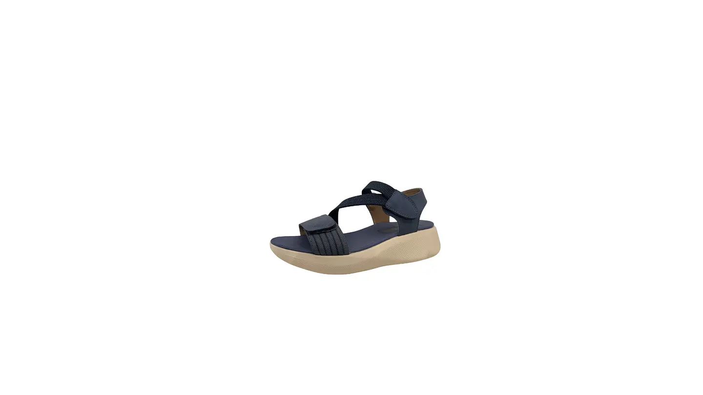 Sandália MYSOFT conforto rasa velcro 1