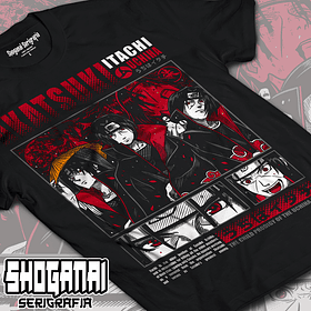 Itachi Uchiha - Naruto NAR12 / Polera manga corta