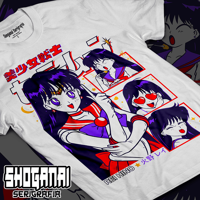 Rei Hino / Rei - Sailor Moon SM03 / Polera manga corta