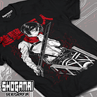 Mikasa Ackerman - Shingeki No Kyojin SNK03 / Polera manga corta 1