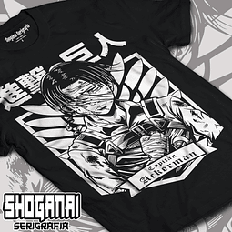 Levi Ackerman - Shingeki No Kyojin SNK02 / Polera manga corta