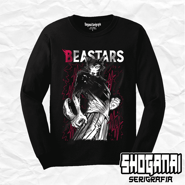 Legoshi - Beastars BST01 / Polera manga larga