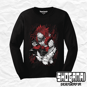 Eijiro Kirishima / RedRiot - Boku No Hero BNH11 / Polera manga larga