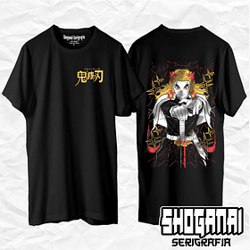 Kyojuro Rengoku - Kimetsu No Yaiba KNY26 / Polera manga corta