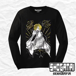 Sanji - One Piece OP08 / Polera manga larga