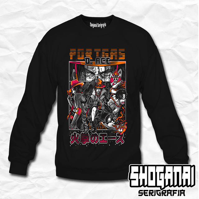 Portgas D. Ace - One Piece OP23 OP2 / Crewneck