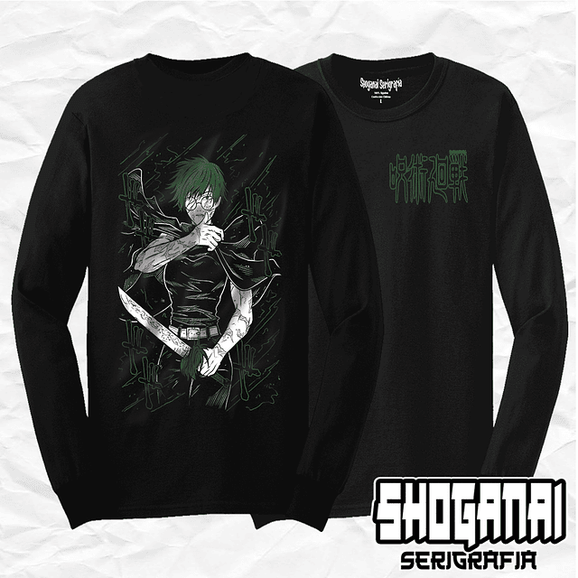 Maki Zenin - Jujutsu Kaisen JJK14 / Polera manga larga