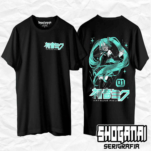 Hatsune Miku - Hatsune Miku HM01 / Polera manga corta 1