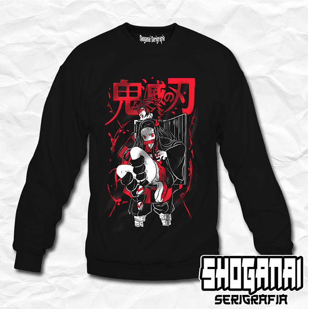 Nezuko y Tanjiro - Kimetsu No Yaiba KNY04 / Crewneck 1