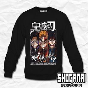 Shinobu, Rengoku y Tomioka - Kimetsu No Yaiba KNY18 / Crewneck