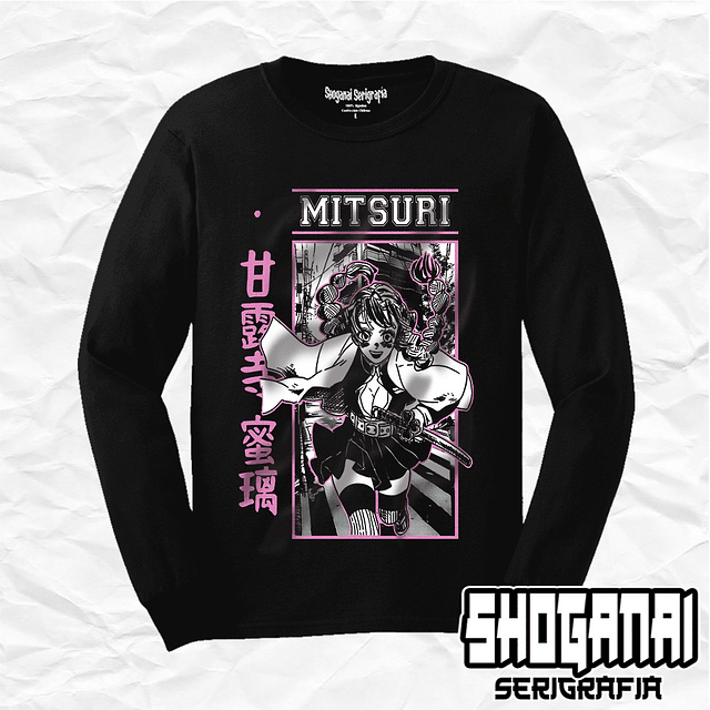 Mitsuri Kanroji - Kimetsu No Yaiba KNY25 / Polera manga larga