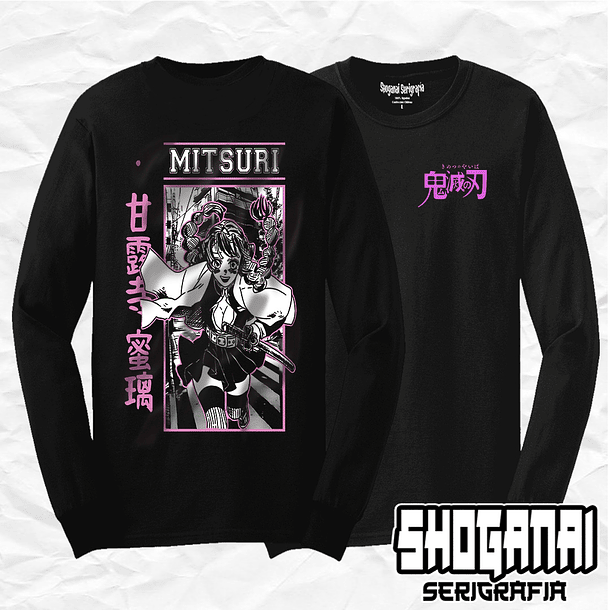 Mitsuri Kanroji - Kimetsu No Yaiba KNY25 / Polera manga larga 1