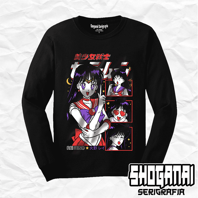 Rei Hino / Rei - Sailor Moon SM03 / Polera manga larga