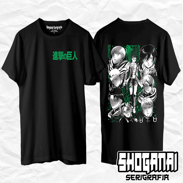 Legión de Reconocimiento - Shingeki No Kyojin SNK04 / Polera manga corta