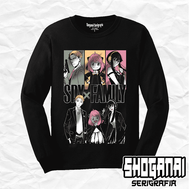 Familia Forger - Spy X Family SF02 / Polera manga larga