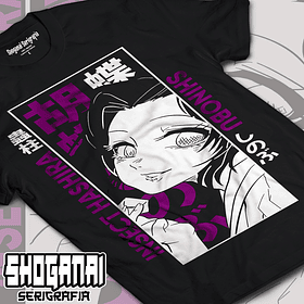 Shinobu Kocho - Kimetsu No Yaiba KNY42 / Polera manga corta