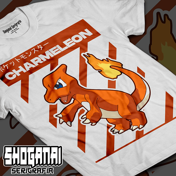 Charmeleon - Pokemon PKM06 / Polera manga corta 1