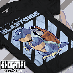 Blastoise - Pokemon PKM10 / Polera manga corta