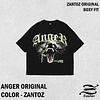 ANGER ORIGINAL BOXYFIT- ZANTOZ / Polera manga corta