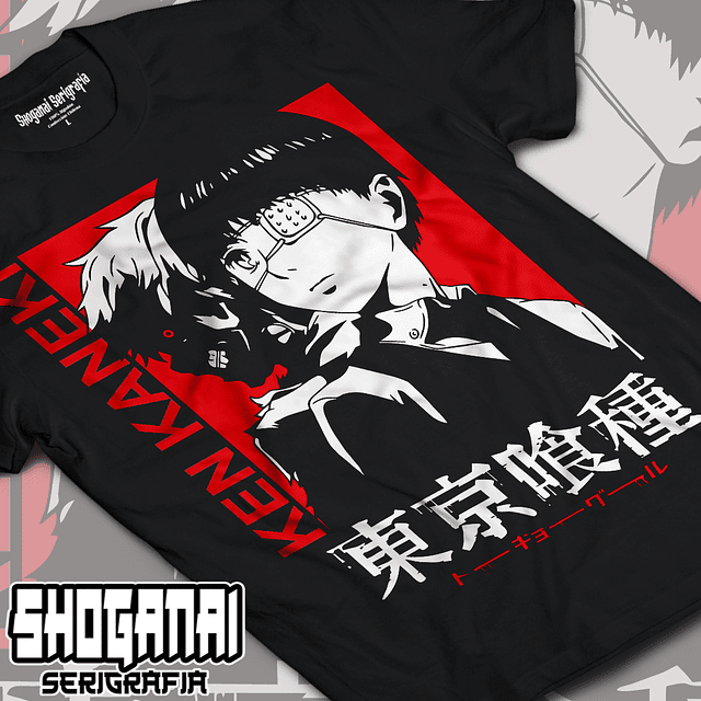 Ken Kaneki - Tokyo Ghoul TG09 / Polera manga corta