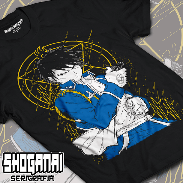 Roy Mustang - FullMetal Alchemist FMA05 / Polera manga corta 1