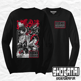 BAKI02 Baki Hanma - Baki / Polera manga larga