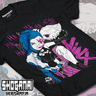 LOL02 Jinx - Arcane - LOL / Polera manga corta 1