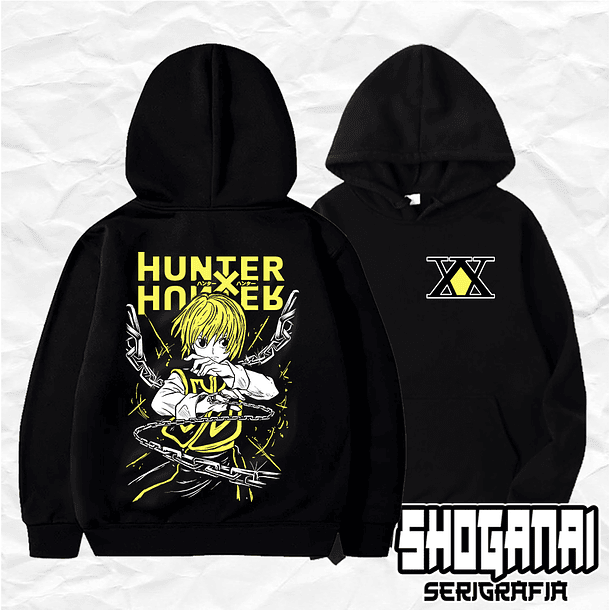 HXH09 Kurapika - Hunter X Hunter / Hoddie - Poleron Canguro 1