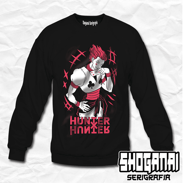 HXH14 Hisoka Morow - Hunter X Hunter / Crewneck - Poleron Polo 1