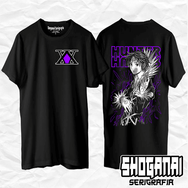 HXH19 OP2 Chrollo Lucifer - Hunter X Hunter / Polera manga corta 1