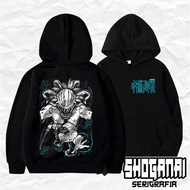 JJK03 Yuta Okkotsu y Rika - Jujutsu Kaisen / Hoddie - Poleron Canguro 1