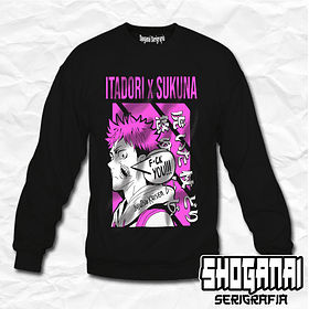 JJK05 Itadori X Sukuna - Jujutsu Kaisen / Crewneck - Poleron Polo