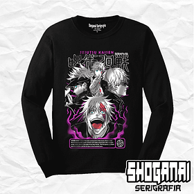 JJK38 Satoru Gojo - Jujutsu Kaisen / Polera manga larga