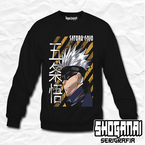 JJK41 Satoru Gojo - Jujutsu Kaisen / Crewneck - Poleron Polo 1