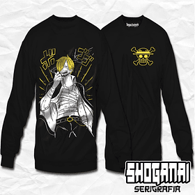 OP08 Sanji - One Piece / Crewneck - Poleron Polo